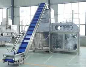 Potato Tomato Steam Peeling Machine