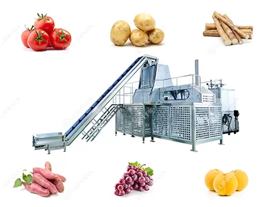 Potato Tomato Steam Peeling Machine