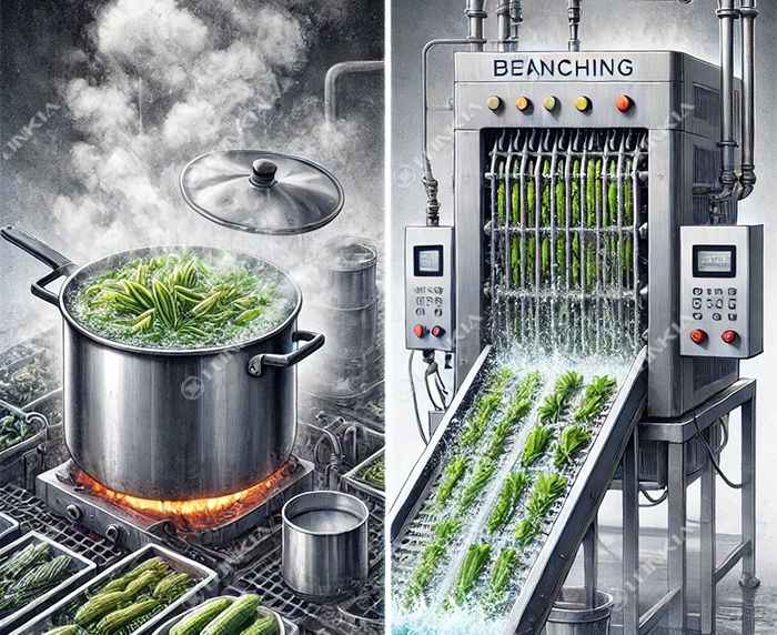 Boiling vs. Blanching