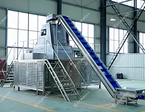 Potato Tomato Steam Peeling Machine