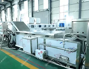 Pre-Cut Vegetable Processing Line