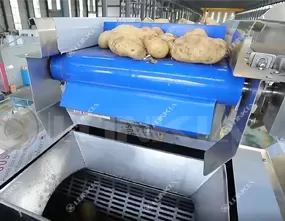 Potato Tomato Steam Peeling Machine